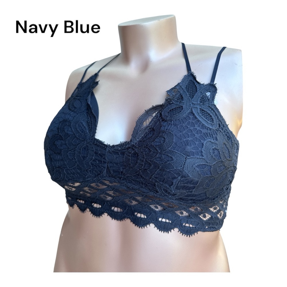 NWT Anemone Lace Bralette strappy adjustable XXL-MIX & Match all New bralettes